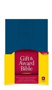 Tapa de Holy Bible: New Living Translation, Navy, Leather, Gift & Award (Gift and Award Bible: New Living Translation-2)
