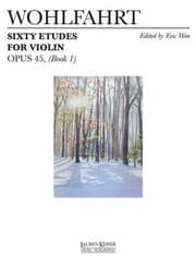 Tapa de Sixty Etudes For Violin Opus 45