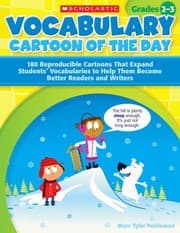 Tapa de Vocabulary Cartoon Of The Day 180 Reproducible Cartoons That Expand Students Vocabularies To Help Them Become Better Readers And Writers