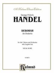 Tapa de Deborah An Oratorio For Soli Chorus And Orchestra With English Text