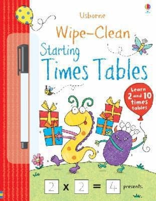Tapa de WipeClean Starting Times Tables