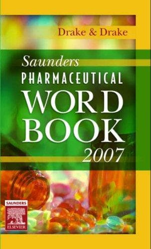 Tapa de Saunders pharmaceutical word book 2007