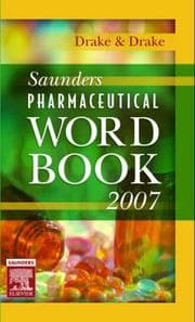 Tapa de Saunders pharmaceutical word book 2007