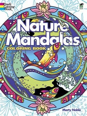 Tapa de Nature Mandalas Coloring Book