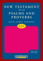 Tapa de New Testament with Psalms and ProverbsKJVMagnetic Flap