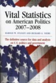 Tapa de Vital Statistics On American Politics 2007 2008 The Definitive Source For Data And Analysis On Us Politics And Government