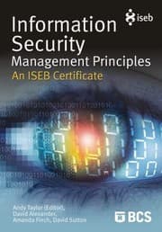 Tapa de Information Security Management Principles An Iseb Certificate