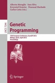 Tapa de Genetic Programming 15th European Conference Eurogp 2012 Malaga Spain April 1113 2012 Proceedings