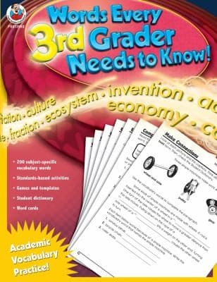 Tapa de Words Every 3rd Grader Needs To Know