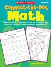 Tapa de Connectthedot Math 35 Reproducible Dottodot Activities That Help Kids Practice Multidigit Addition And Subtraction And Basic Multiplication And Division Facts