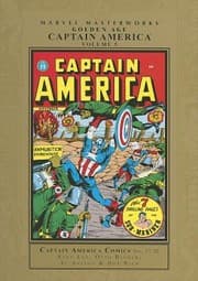 Tapa de Marvel Masterworks Presents Golden Age Captain America Comics