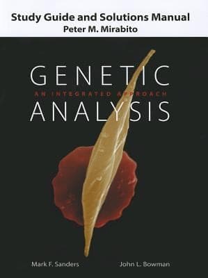 Tapa de Study Guide and Solutions Manual for Genetic Analysis