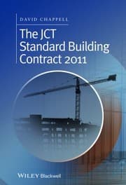Tapa de The Jct Standard Building Contract 2011 An Explanation And Guide For Busy Practitioners And Students