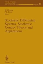 Tapa de Stochastic Differential Systems Stochastic Control Theory And Applications