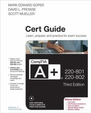 Tapa de Comptia A 220801 And 220802 Authorized Cert Guide