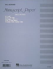 Tapa de Manuscript Paper Deluxe PadBlue Cover