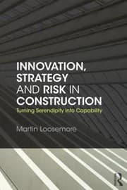 Tapa de Innovation Strategy And Risk In Construction Turning Serendipity Into Capability