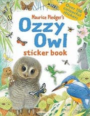 Tapa de Ozzy Owl Sticker Book All About Animals