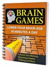 Tapa de Brain Games Lower Your Brain Age In Minutes A Day Enhance Your Memory Reasoning Creative Thinking And More