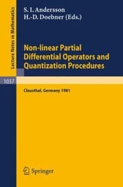 Tapa de Nonlinear Partial Differential Operators And Quantization Procedures Proceedings Of A Workshop Held At Clausthal Federal Republic Of Germany 1981