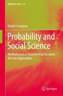 Tapa de Probability And Social Science Methodological Relationships Between The Two Approaches