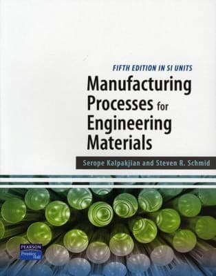 Tapa de Manufacturing Processes For Engineering Materials