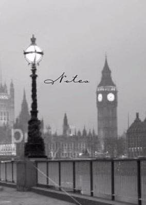 Tapa de London Elastic Notebook