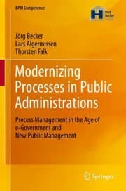 Tapa de Modernizing Processes In Public Administrations Process Management In The Age Of Egovernment And New Public Management