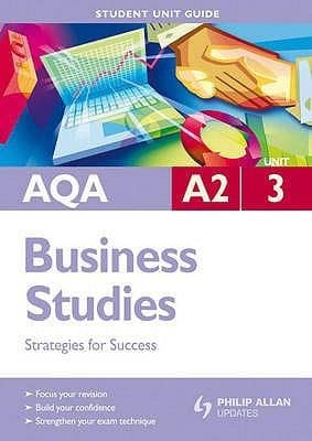 Tapa de Aqa A2 Business Studies Student Unit Guide
