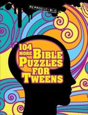 Tapa de 104 More Bible Puzzles for Tweens