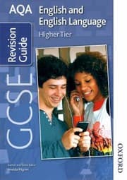 Tapa de Aqa Gcse English And English Language Higher Revision Guide