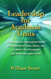 Tapa de Leadership For Academic Units A Performance Improvement Model For Department Chairs Deans And Academic Vice Presidents And Those Who Aspire To Be