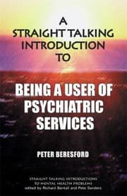 Tapa de A Straight Talking Introduction To Being A Mental Health Service User