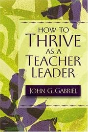 Tapa de How To Thrive As A Teacher Leader
