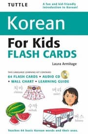 Tapa de Tuttle Korean For Kids Flash Cards