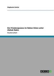 Tapa de Der Friedenspozess Im Nahen Osten Unter Jitzhak Rabin