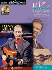 Tapa de Tony Rice Guitar Tony Rice Teaches Bluegrass Guitar Tony Rice Master Class