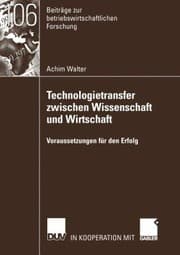 Tapa de Technologietransfer Zwischen Wissenschaft Und Wirtschaft Voraussetzungen Fr Den Erfolg