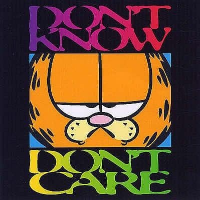 Tapa de Dont Know Dont Care