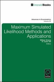 Tapa de Maximum Simulated Likelihood Methods And Applications