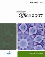 Tapa de New Perspectives On Microsoft Office 2007 Second Course
