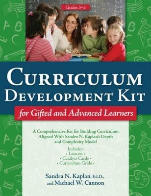 Tapa de Curriculum Development Kit For Gifted And Advanced Learners