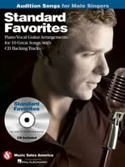 Tapa de Standard Favorites Pianovocal Arrangements For 10 Great Songs With Cd Backing Tracks