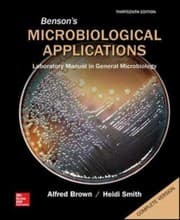 Tapa de Bensons Microbiological Applications Complete Version