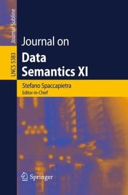 Tapa de Journal On Data Semantics Xi