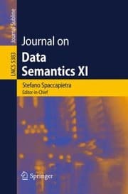 Tapa de Journal On Data Semantics Xi