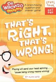 Tapa de That's Right, That's Wrong!: Level Four, Set One (Dr. Wrongo Presents: Level 4)