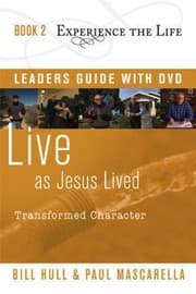 Tapa de Live As Jesus Lived With Leaders Guide And Dvd Transformed Character