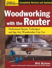 Tapa de Woodworking With The Router Professional Router Techniques And Jigs Any Woodworker Can Use