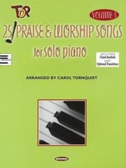 Tapa de 25 Top Praise Worship Songs For Solo Piano